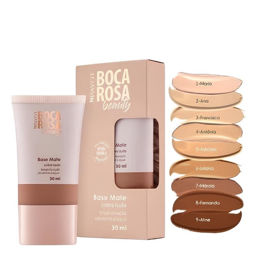 Base Mate Cobre Tudo 30ml Boca Rosa Beauty by Payot
