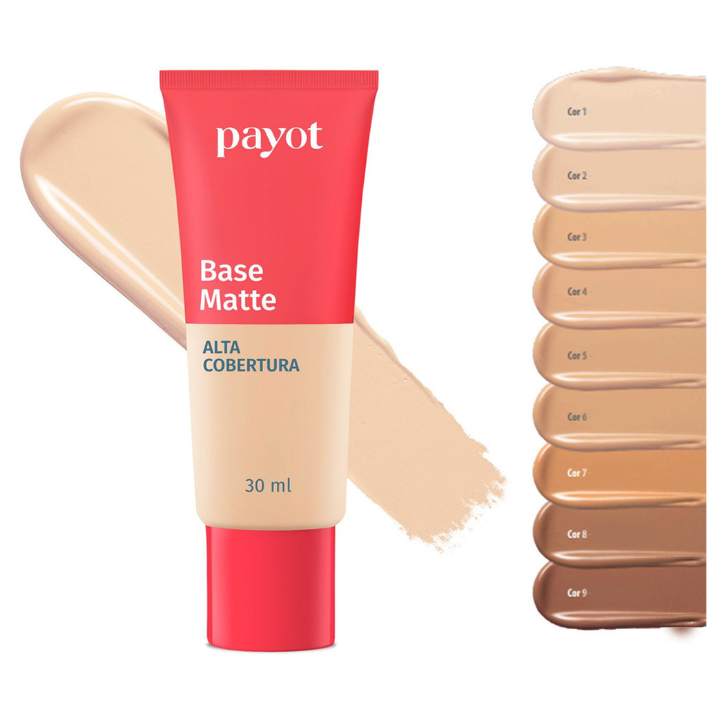 Base Matte Payot Cherrie Alta Cobertura 30ml